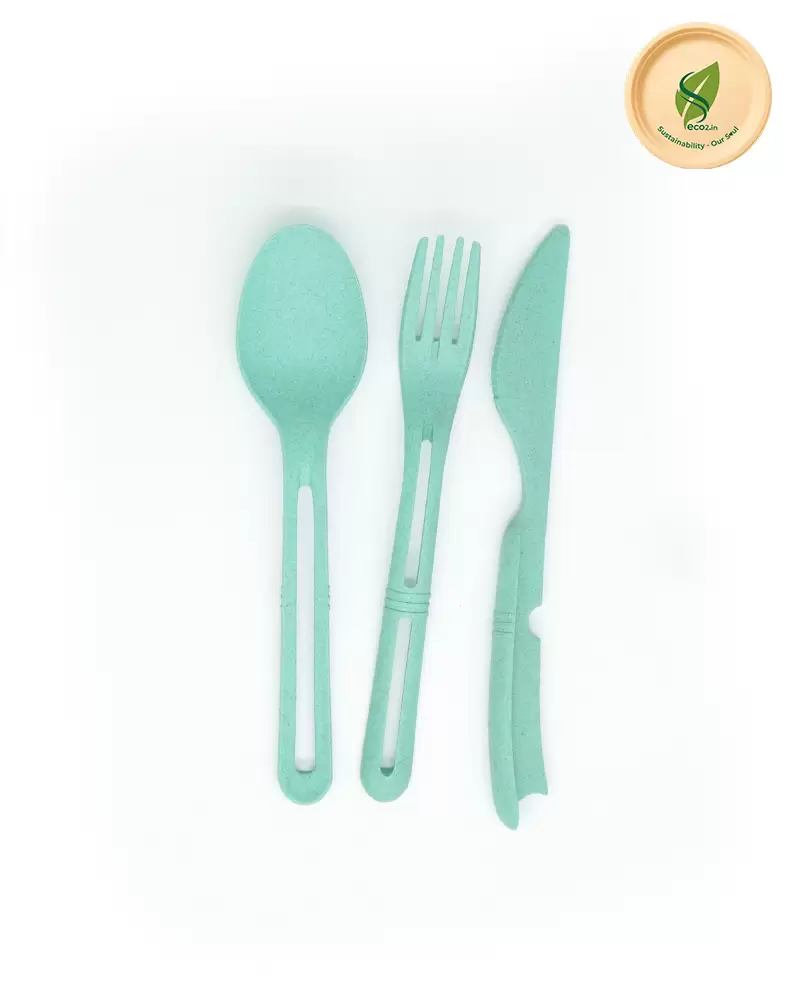Eco Small Cutlery Set - Angle 1