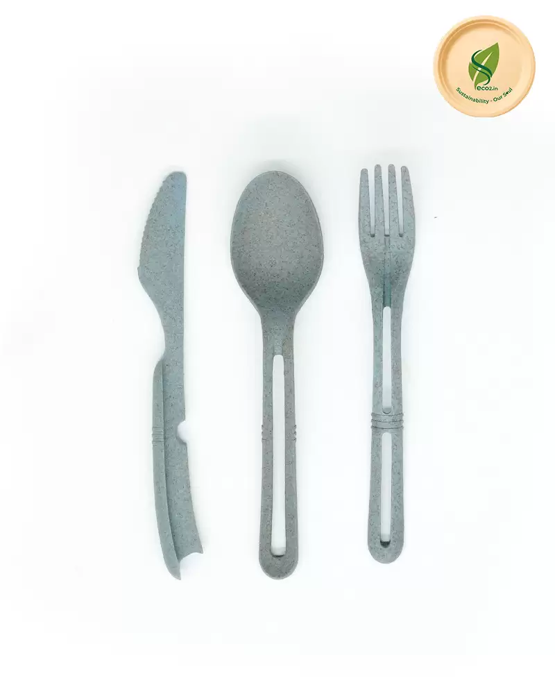 Eco Small Cutlery Set - Angle 2
