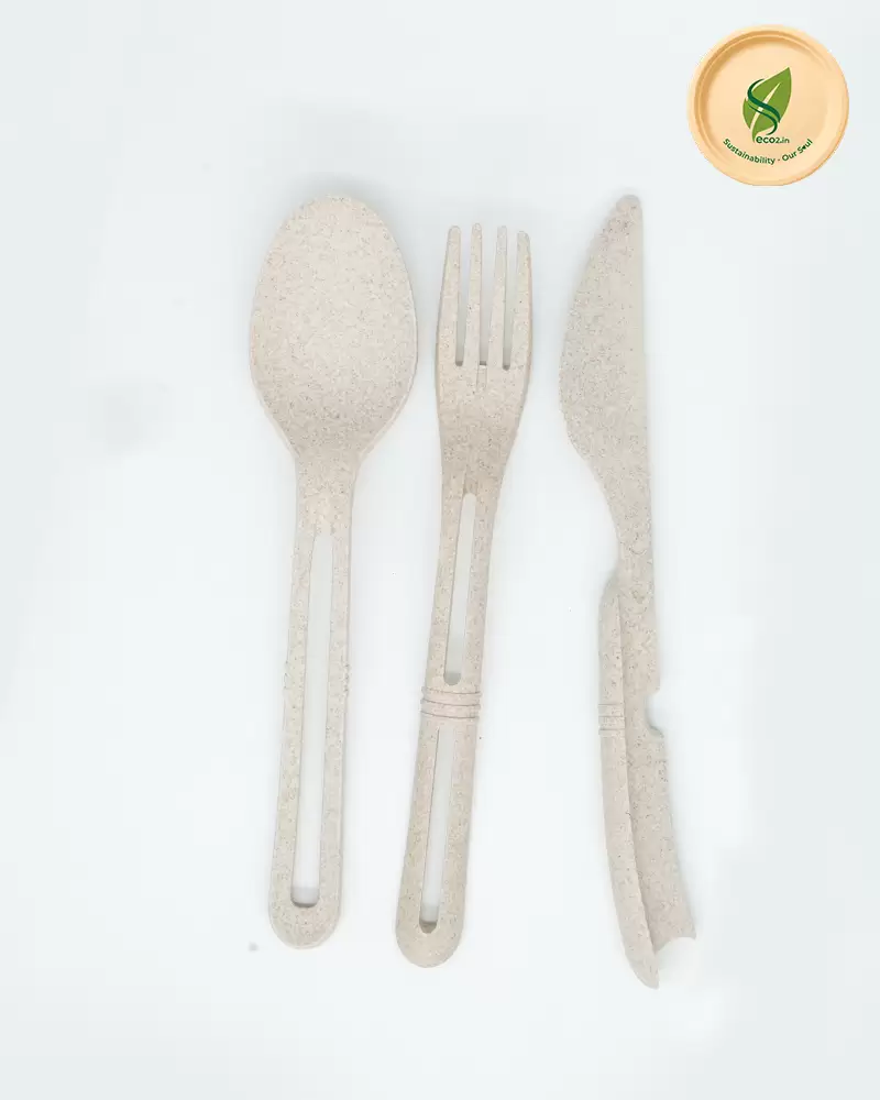 Eco Small Cutlery Set - Angle 4