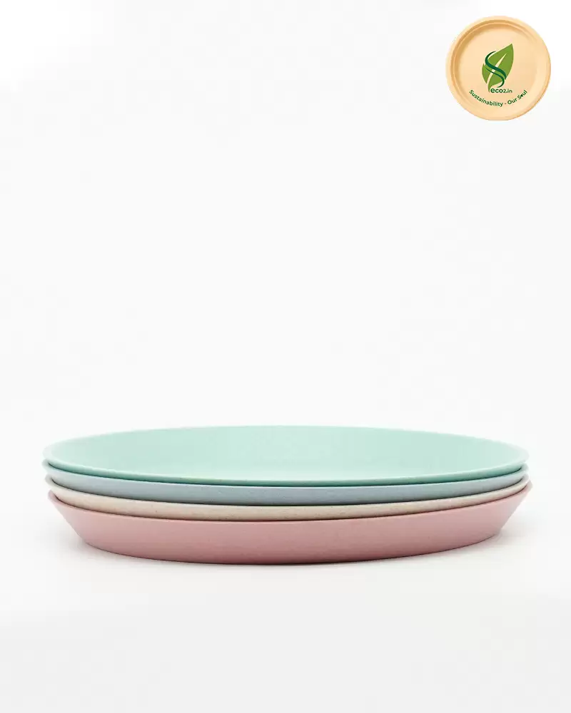 Eco Kids Round Plate - Angle 3