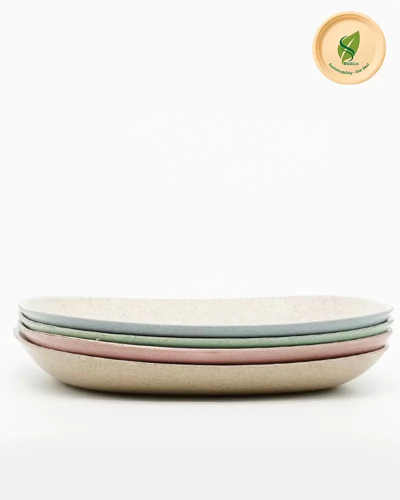 Eco Quick  Snack Plate - Angle 3