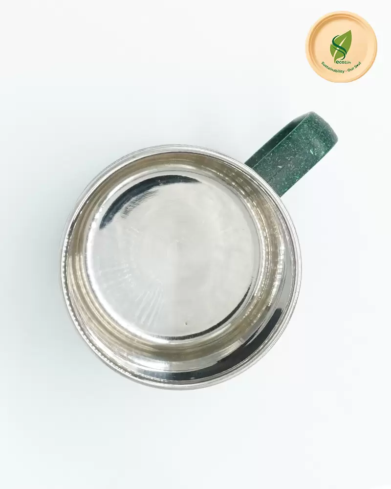 Eco Waves Steel Mug - Angle 5