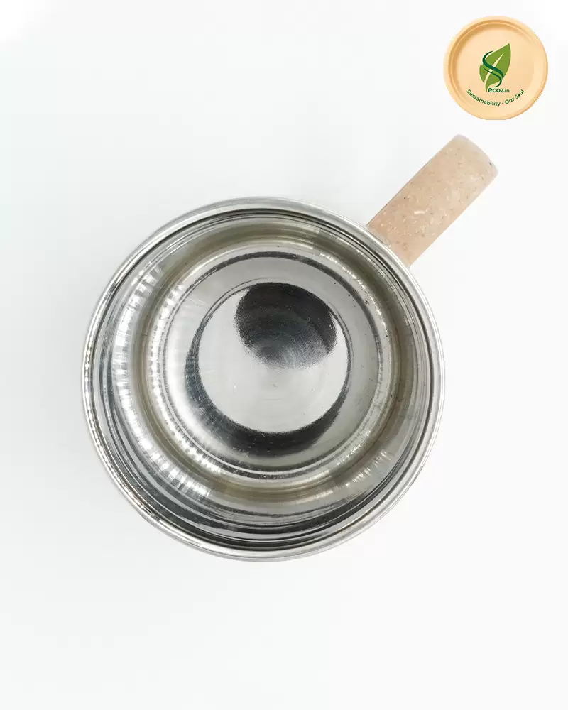 Eco Waves Steel Mug-Large - Angle 2