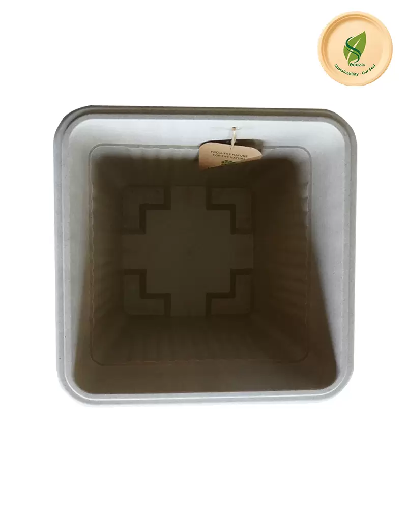 Eco Elegant Square Planter - Angle 1