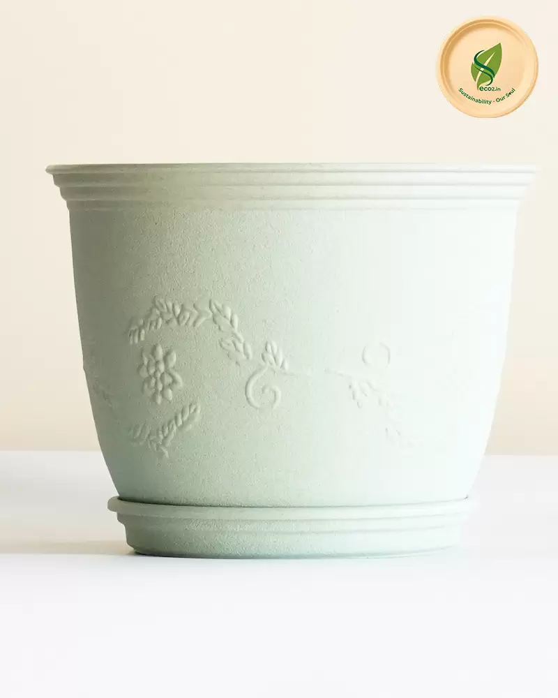 Eco Bloom Leafy Planter - Angle 3