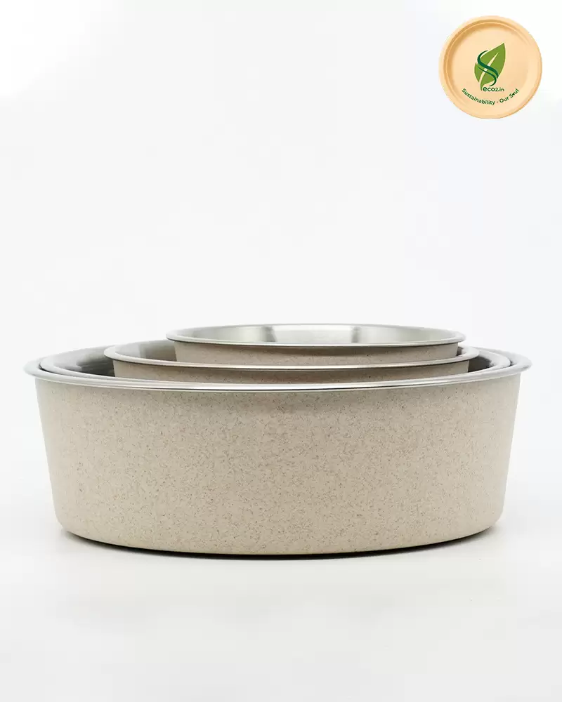Eco Bellasto Pet Bowl - Angle 1